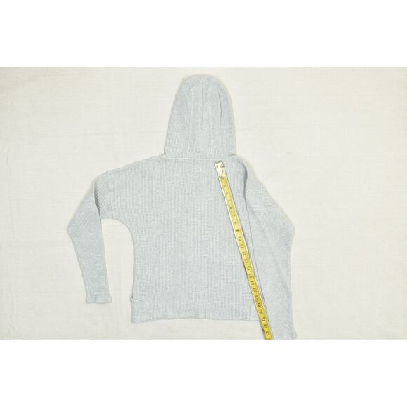 Carhartt Hoodie Womens Small Waffle Knit Relaxed Fit Pullover Kangaroo Pocket - Picture 6 of 8